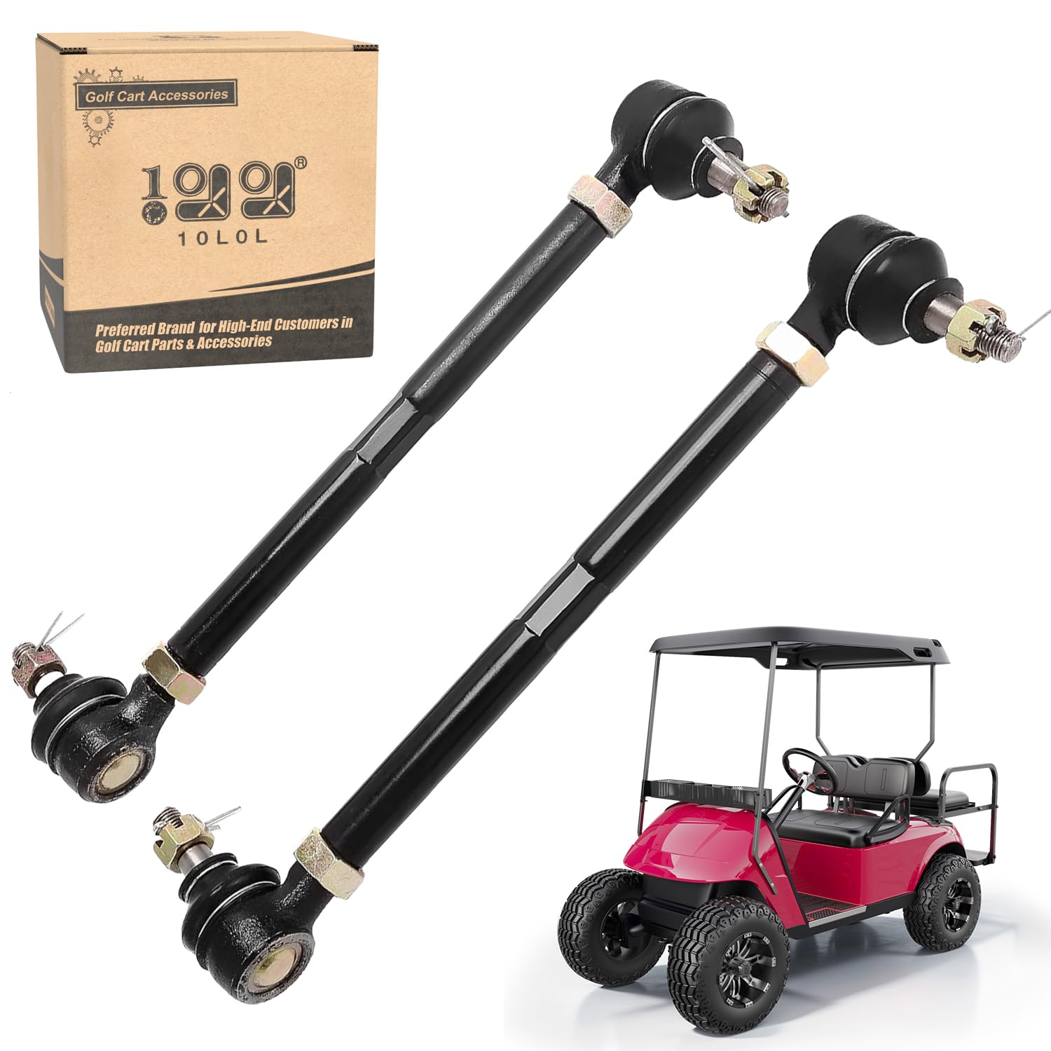 Amazon.com : 10L0L Golf Cart Steering Tie Rod Assembly for EZGO